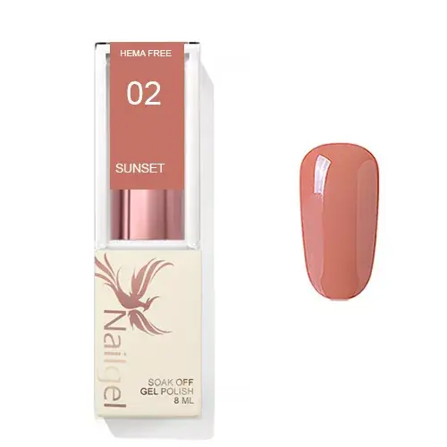 Sunset 02 - gél lakk 8 ml Expressz szállítás