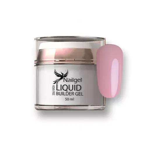 Liquid builder gel -FROZEN ROSE -50 ml Akció