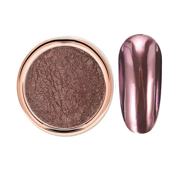 Árengedmény Sötét rosegold krómpor - ROSEGOLD CHROME - 08 -
