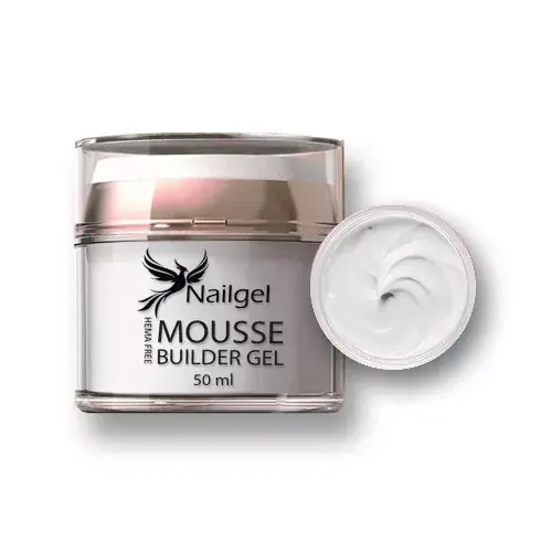 Kiárusítás MOUSSE builder gel - IVORY - 50 ml
