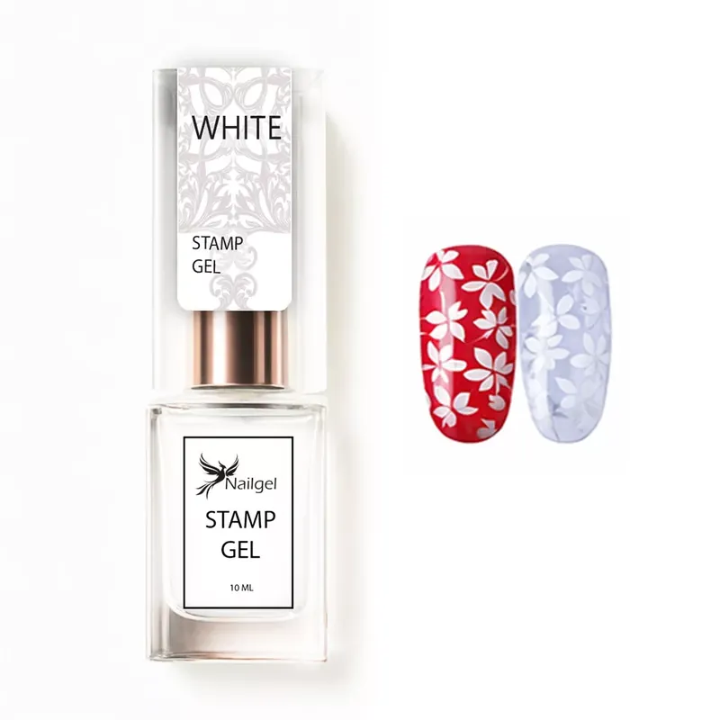 Nyomdalakk - Stamp gel – White 10 ml Legjobb ár