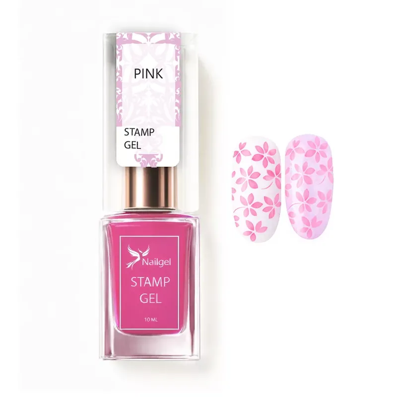 Szuper ajánlat Nyomdalakk - Stamp gel – PINK 10 ml
