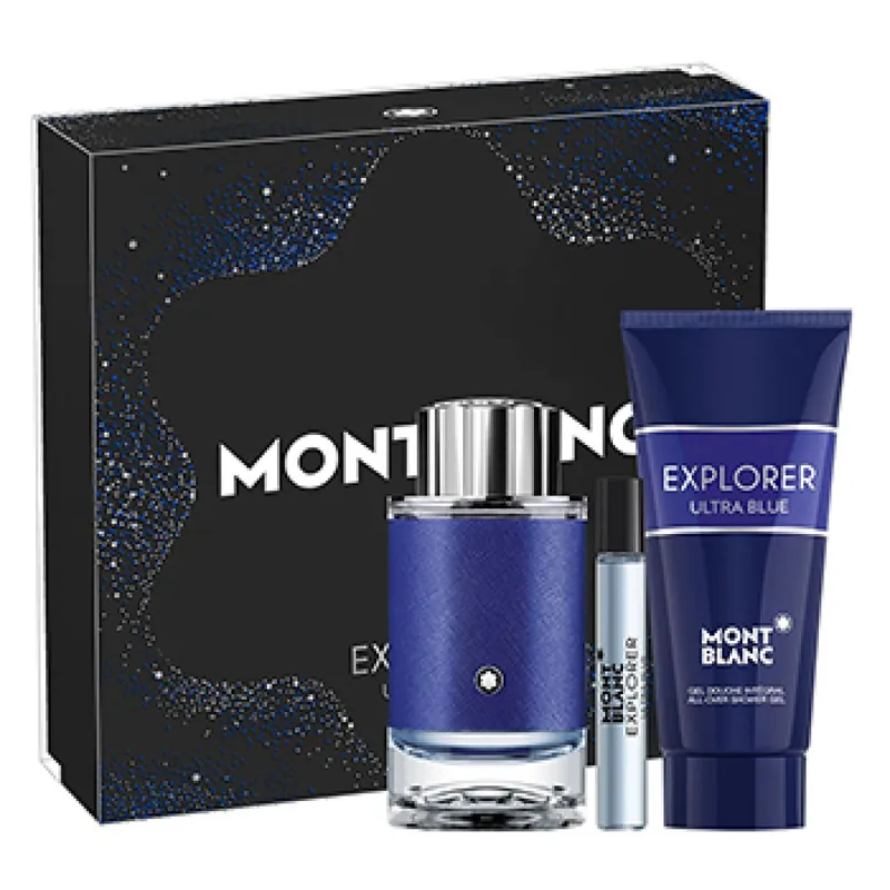 Akció Mont Blanc Explorer Ultra Blue szett II. eau de parfum - uraknak Kedvencek közé