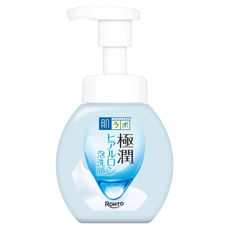 Hada Labo Gokujyun Hyaluronic Acid Bubble Arctisztító Hab 160ml Árcsökkenés
