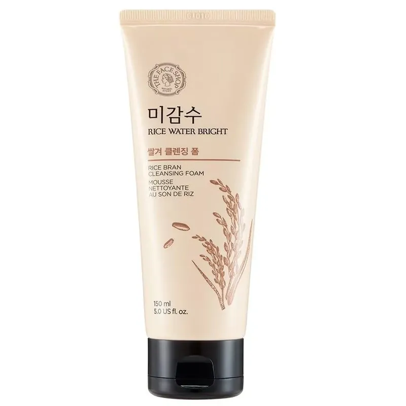 Outlet The Face Shop Rice Water Bright Rice Bran Arctisztító Hab 150ml