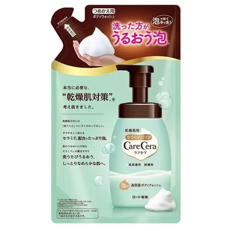 Care Cera Foam High Moisturizing Tusfürdő Hab 385ml utántöltő tasak Vedd meg online