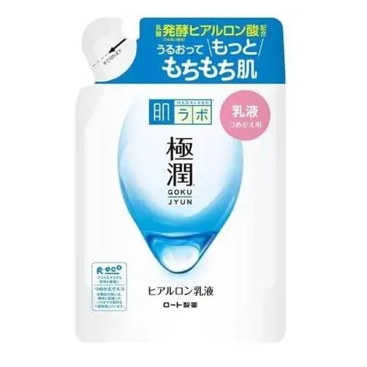 Újdonság Hada Labo Gokujyun Hyaluronic Acid Arctej 140ml utántöltő tasak