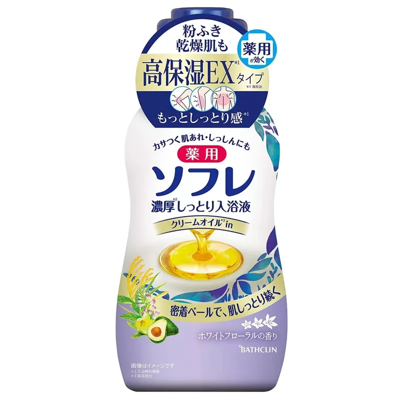 Népszerű Bathclin Sofre Fürdőtej - Fehér Virág illatú 480ml