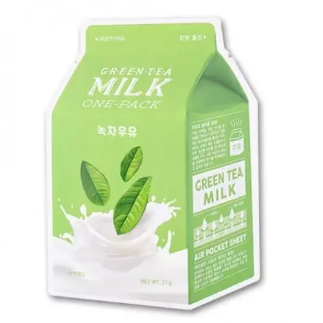 Korlátozott ajánlat A‘pieu Milk Arcmaszk - Zöld Tea 21g