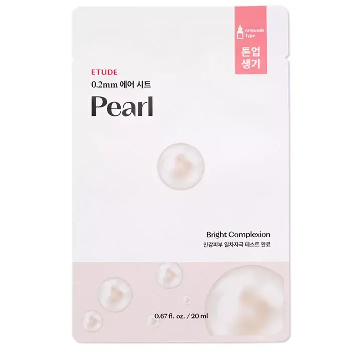 Biztonságos vásárlás Etude 0.2 Therapy Air Arcmaszk - Pearl (Gyöngy) 20ml
