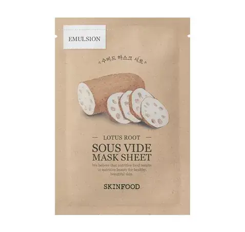 Szuper akció Skinfood Sous Vide Arcmaszk - Lotus Root (Lótuszgyökér) 20g