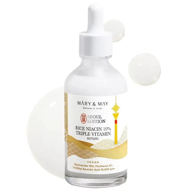 Mary & May Rice Niacin 10% Triple Vitamin Szérum 80ml Népszerű