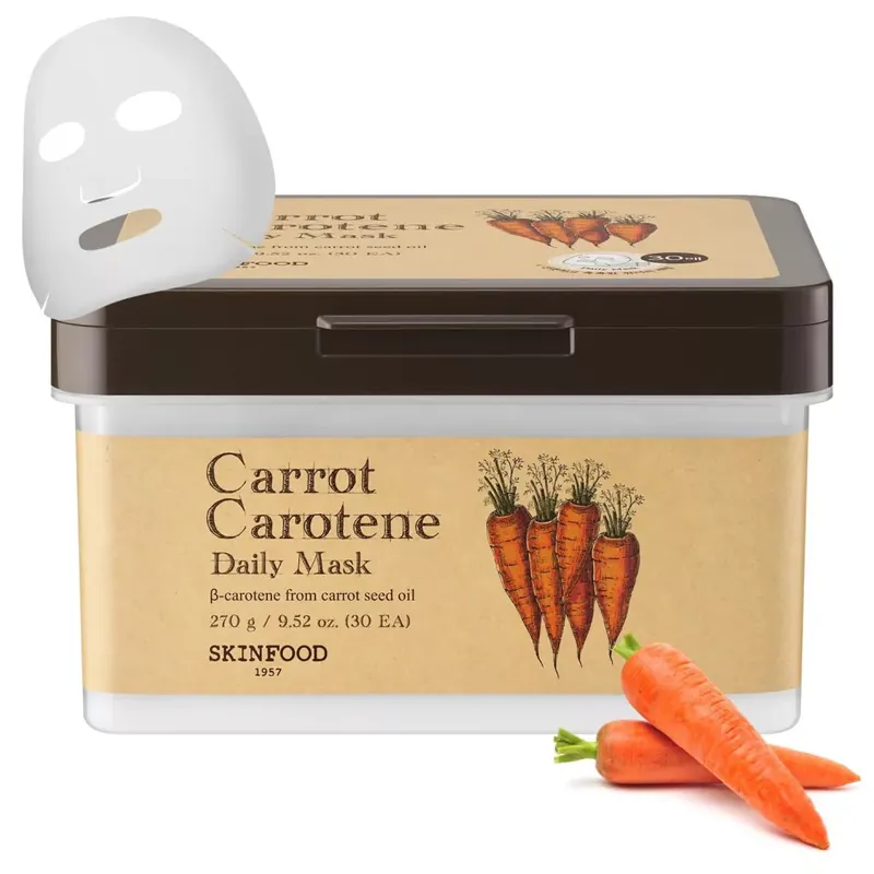 Skinfood Carrot Carotene Daily Arcmaszk 270g (30db) Biztonságos fizetés
