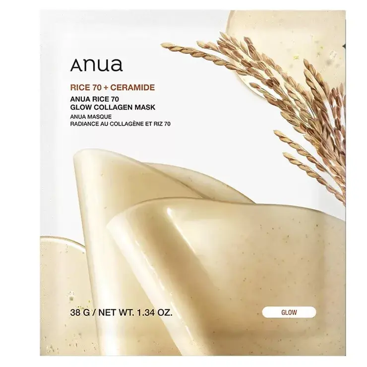 Anua Rice 70 Glow Collagen Gél Arcmaszk 38g Azonnal elérhető