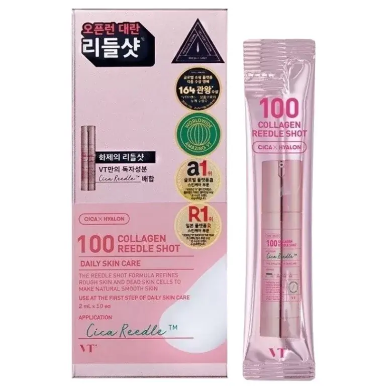 Népszerű VT Cosmetics Collagen Reedle Shot 100 Esszencia 2mlx10db