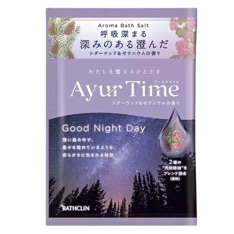 Bathclin Ayur Time Aroma Fürdősó - Good Night Day 40g Olcsó