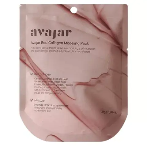 Avajar Collagen Modeling Pack Arcpakolás - Red 28g Biztonságos vásárlás