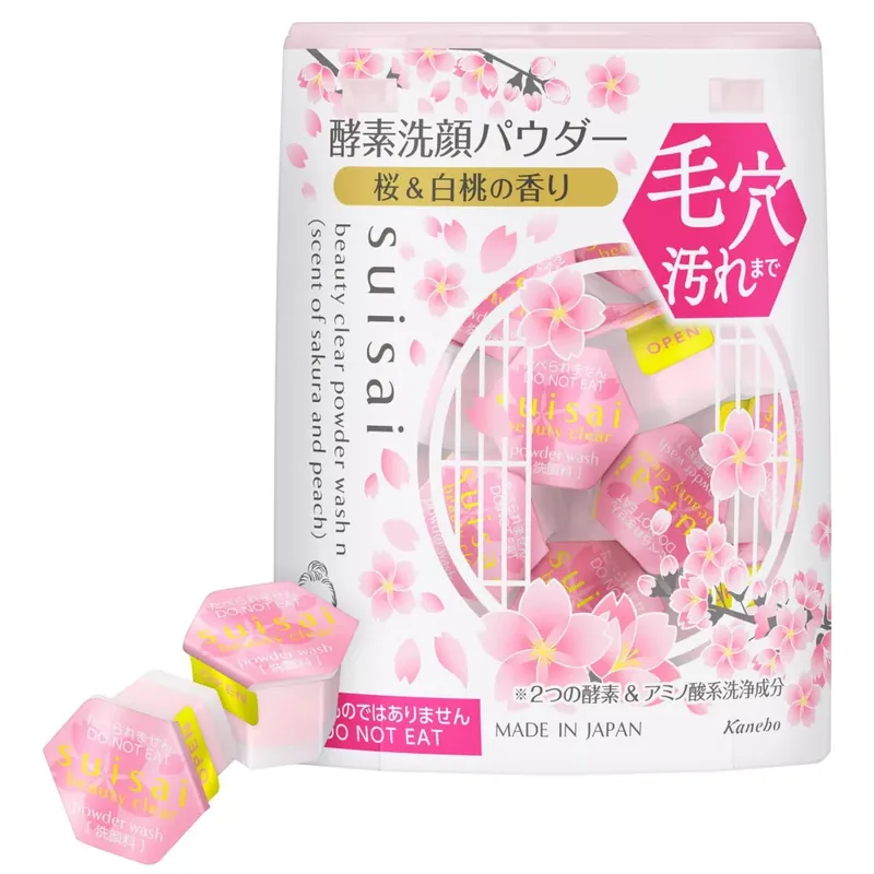 Nézd meg most Suisai Beauty Arctisztító Enzim Por - Sakura & Peach 32db