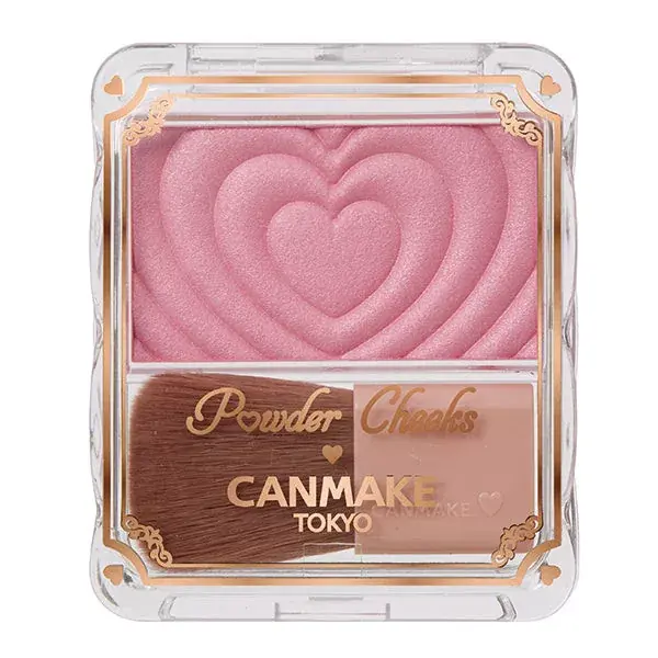 Canmake Powder Cheeks N Arcpirosító + ecset P05 Classy Mauve Pink Ne maradj le