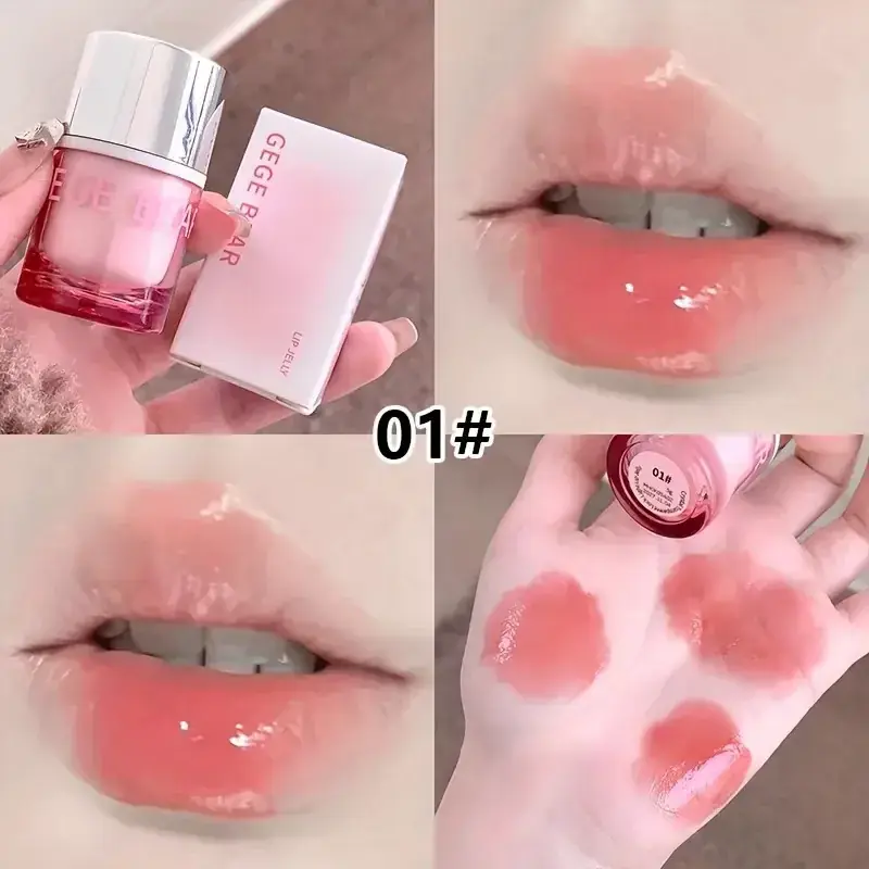 Gege Bear Crystal Transparent Lock Light Lip Jelly Ajak Gél 01 Almond Frozen Akciós ár