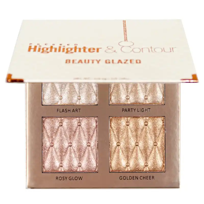 Beauty Glazed 4 Colours Pearl Highlighter Paletta Biztonságos vásárlás