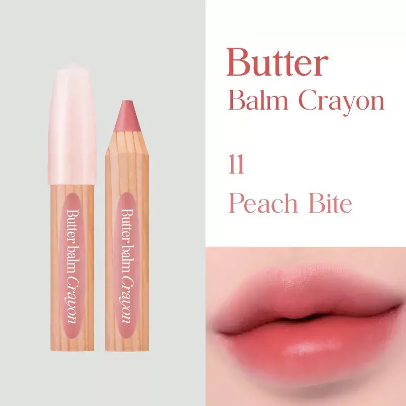Clio Butter Balm Crayon Rúzs és Arcpirosító 11 Peach Bite 3.9g + ajándék hegyező Népszerű