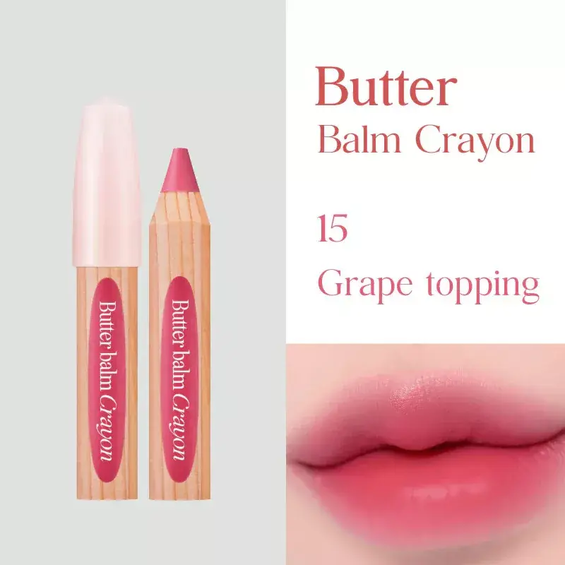 Clio Butter Balm Crayon Rúzs és Arcpirosító 15 Grape Topping 3.9g + ajándék hegyező Exkluzív ajánlat