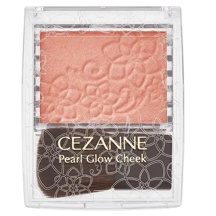 Újdonság Cezanne Pearl Glow Arcpirosító + ecset P2 Beige Coral
