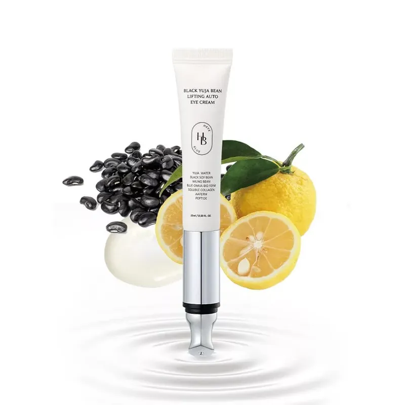 Nézd meg most Heveblue Black Yuja Bean Lifting Auto Szemkörnyék Krém rezgő masszírozó véggel 15ml