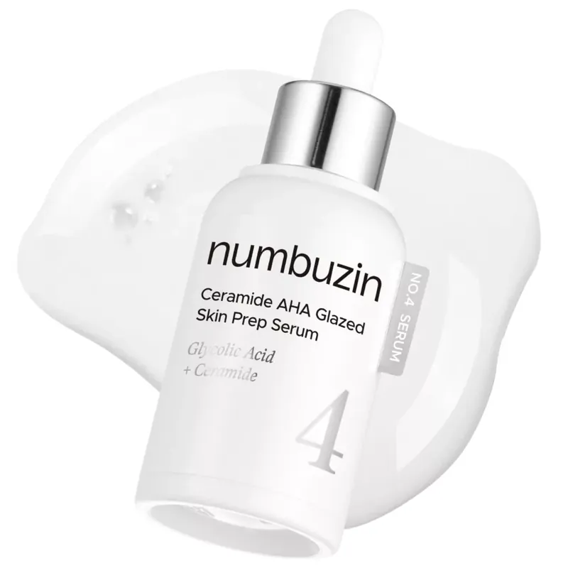 Expressz szállítás Numbuzin No.4 Ceramide AHA Glazed Skin Prep Szérum 30ml