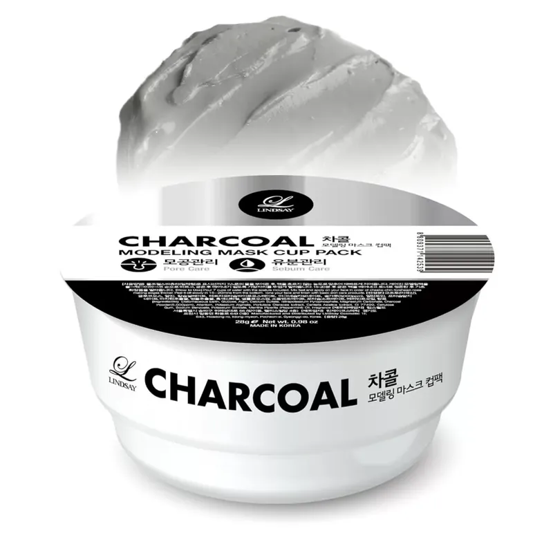 Lindsay Modeling Mask Cup Pack Lemosandó Arcpakolás - Charcoal 28g Vásárlói kedvenc