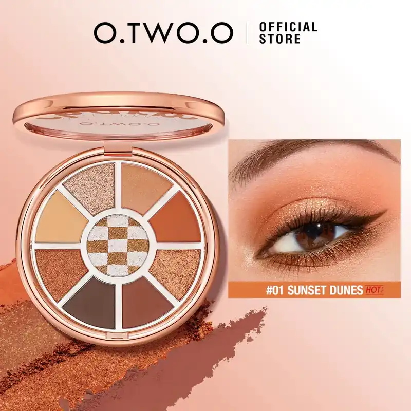 Vásárlói kedvenc O.TWO.O Love Mark Szemhéjfesték Paletta 01 Sunset Dunes 10g