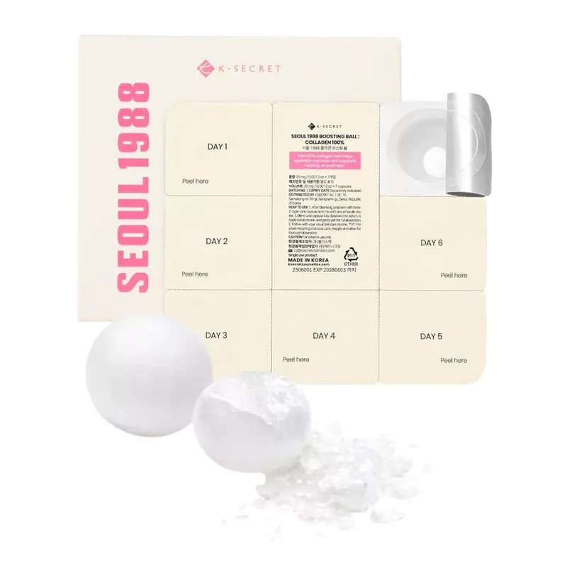 K-Secret Seoul 1988 Boosting Ball Collagen 100% (kollagén golyók) 35mgx7db Ajánlat
