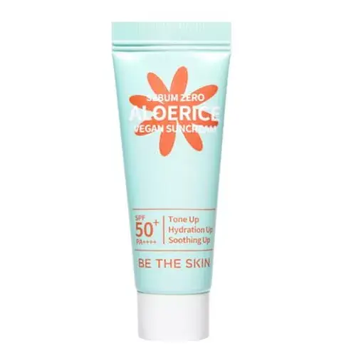 Be The Skin Sebum Zero Aloerice Vegan Fényvédő Krém mini 5ml (SPF50+ PA++++) Olcsó