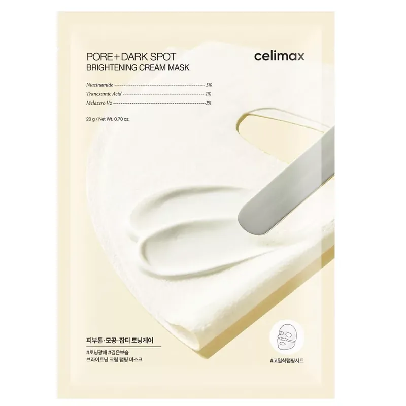 Celimax Pore+Dark Spot Brightening Cream Arcmaszk 20g Expressz kézbesítés