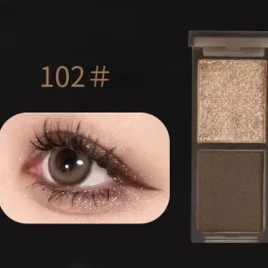 Biya Smoky Duo Szemhéjfesték Paletta 102 Champagne Gold & Deep Brown Kiárusítás