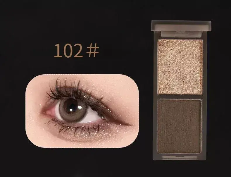 Biya Smoky Duo Szemhéjfesték Paletta 102 Champagne Gold & Deep Brown Kiárusítás