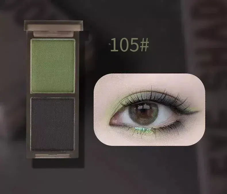 Exkluzív ajánlat Biya Smoky Duo Szemhéjfesték Paletta 105 Olive Green & Khaki Gray