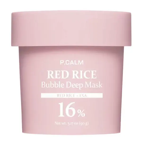 Alacsony ár P.Calm Bubble Deep Arcmaszk - Red Rice + TXA 90g