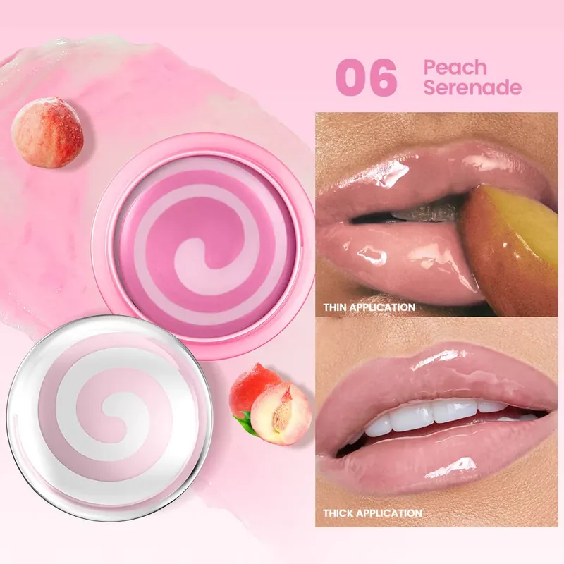 Legjobb ár Pudaier Mimi Glam Dual Color Fruit-Inspired Ajakbalzsam 06 Peach Serenade 12g