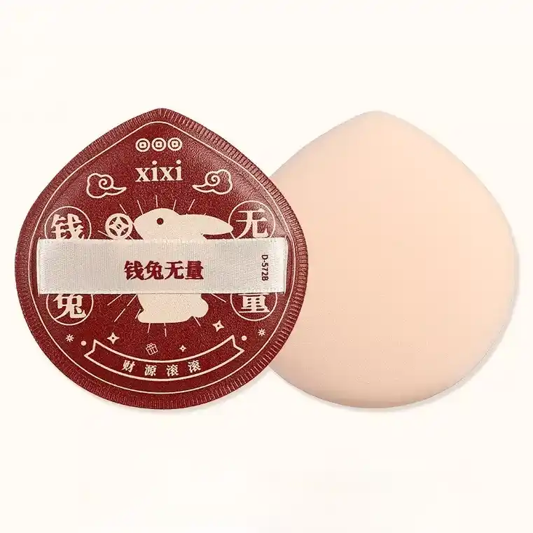 Xixi Púderpamacs - Rabbit Soft Cushion Púderpamacs (B Piros) 1db Szezonális akció