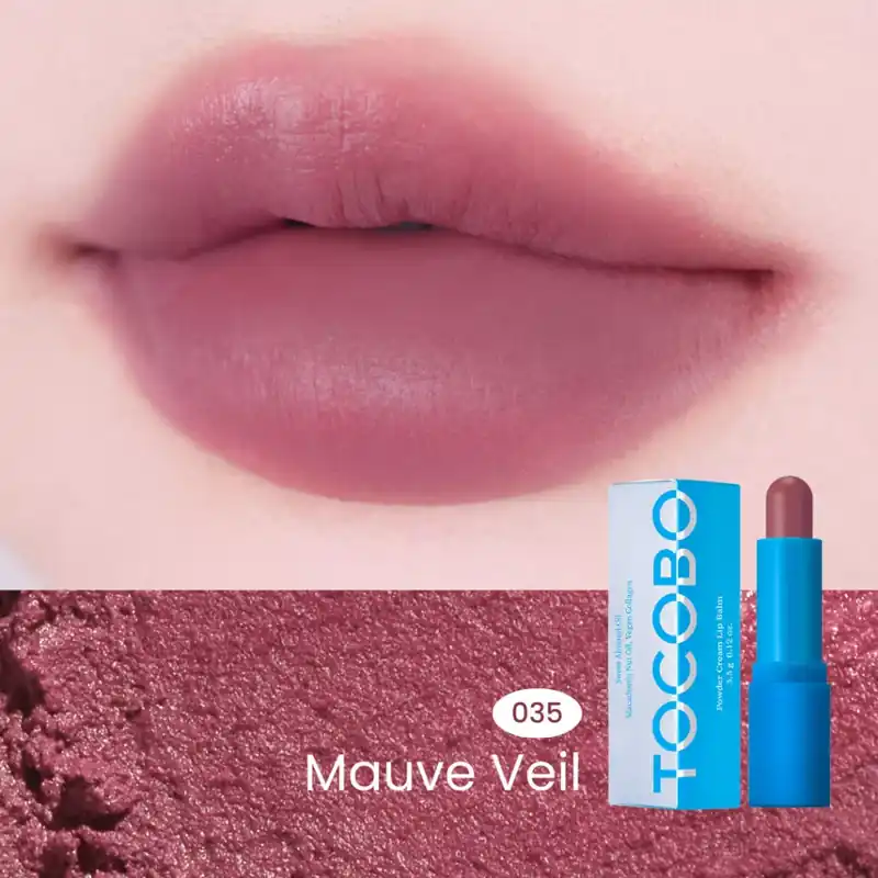 Biztonságos fizetés Tocobo Powder Cream Ajakbalzsam 035 Mauve Veil