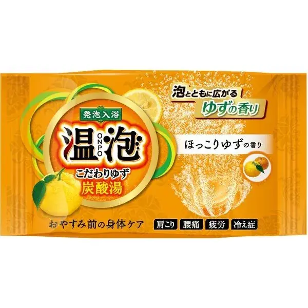 Earth Onpo Fürdősó Tabletta - Yuzu illatú 45g Azonnali szállítás