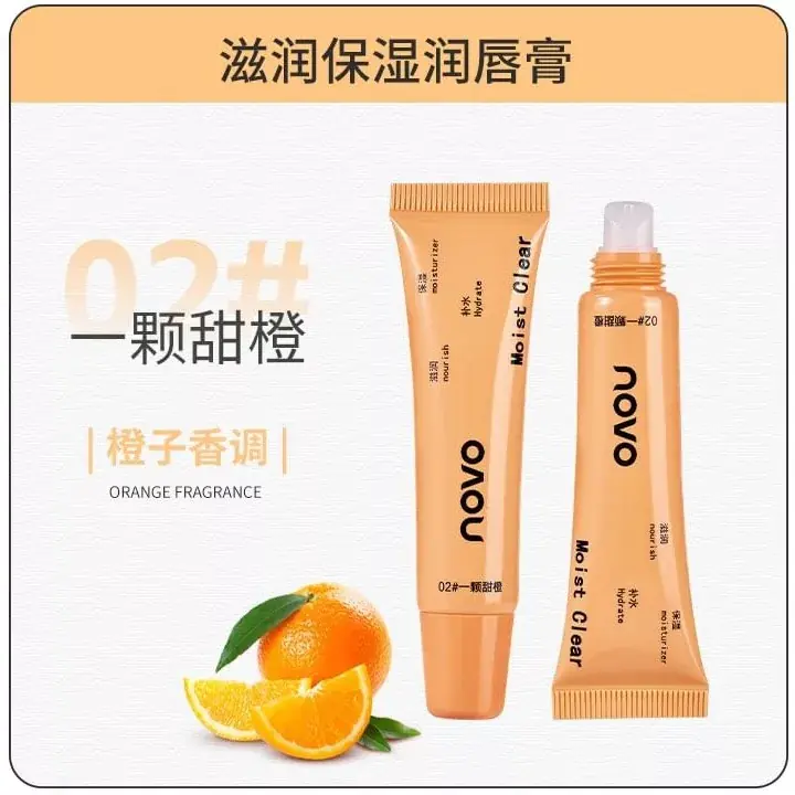 Biztonságos vásárlás Novo Moisturizing Ajakbalzsam 02 Orange 14.6g