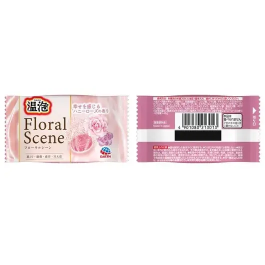 Expressz kézbesítés Earth Onpo Floral Scene Fürdősó Tabletta - Mézes Rózsa illat 40g