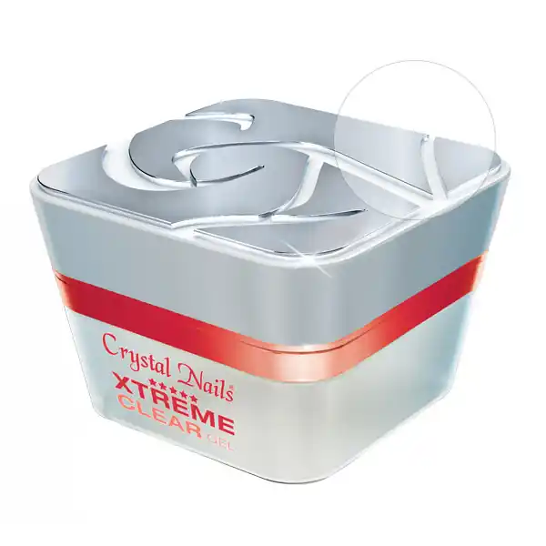 Vásárlói kedvenc Crystal Nails - Xtreme Clear - átlátszó sűrű, legerősebb építő zselé - 15ml