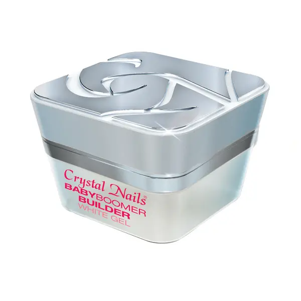 Kiárusítás Crystal Nails - BABYBOOMER - WHITE ÉPÍTŐZSELÉ - 15 ML