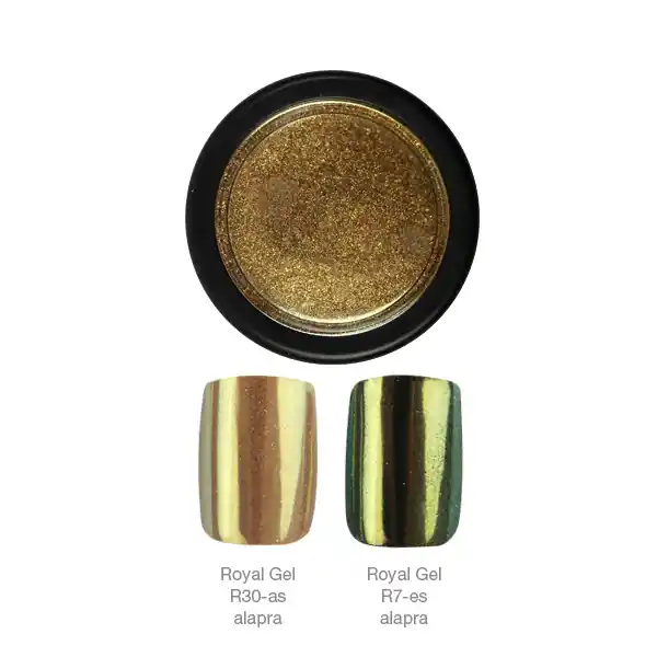 Alacsony ár CRYSTAL NAILS - CHROMIRROR KRÓM PIGMENTPOR - GOLD