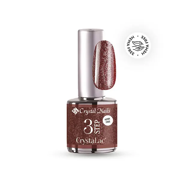 Vásárlói kedvenc Crystal Nails - 3 STEP HEMA FREE CRYSTALAC - 3S73 - 4ML