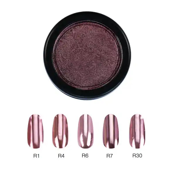 CRYSTAL NAILS - CHROMIRROR KRÓM PIGMENTPOR – PINK Szuper ajánlat